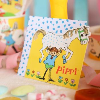 Pippi Langstrumpf Einladungskarten
